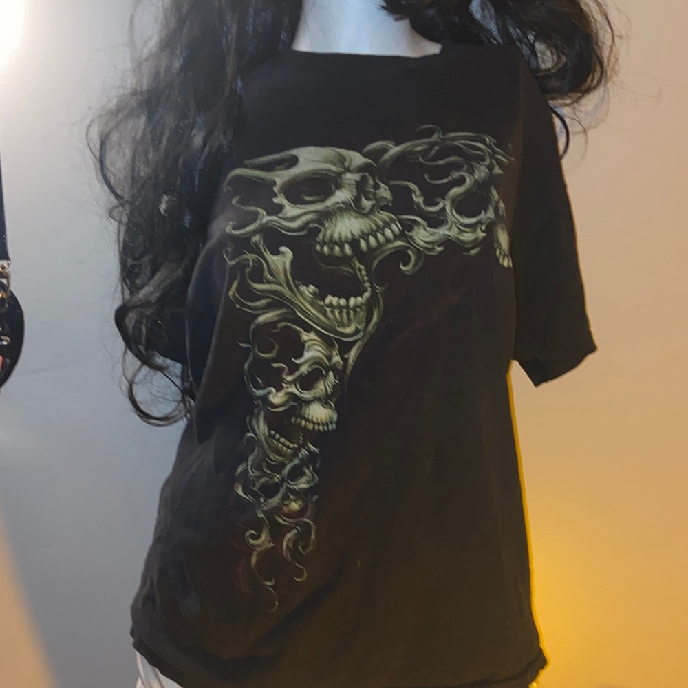 Y2K Skull Tee